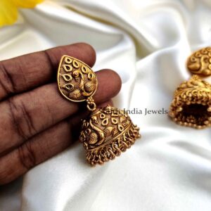 Antique Peacock Jhumkas