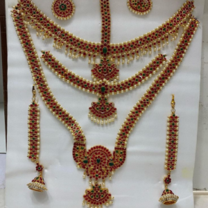 Bharatanatyam Temple Necklace Set